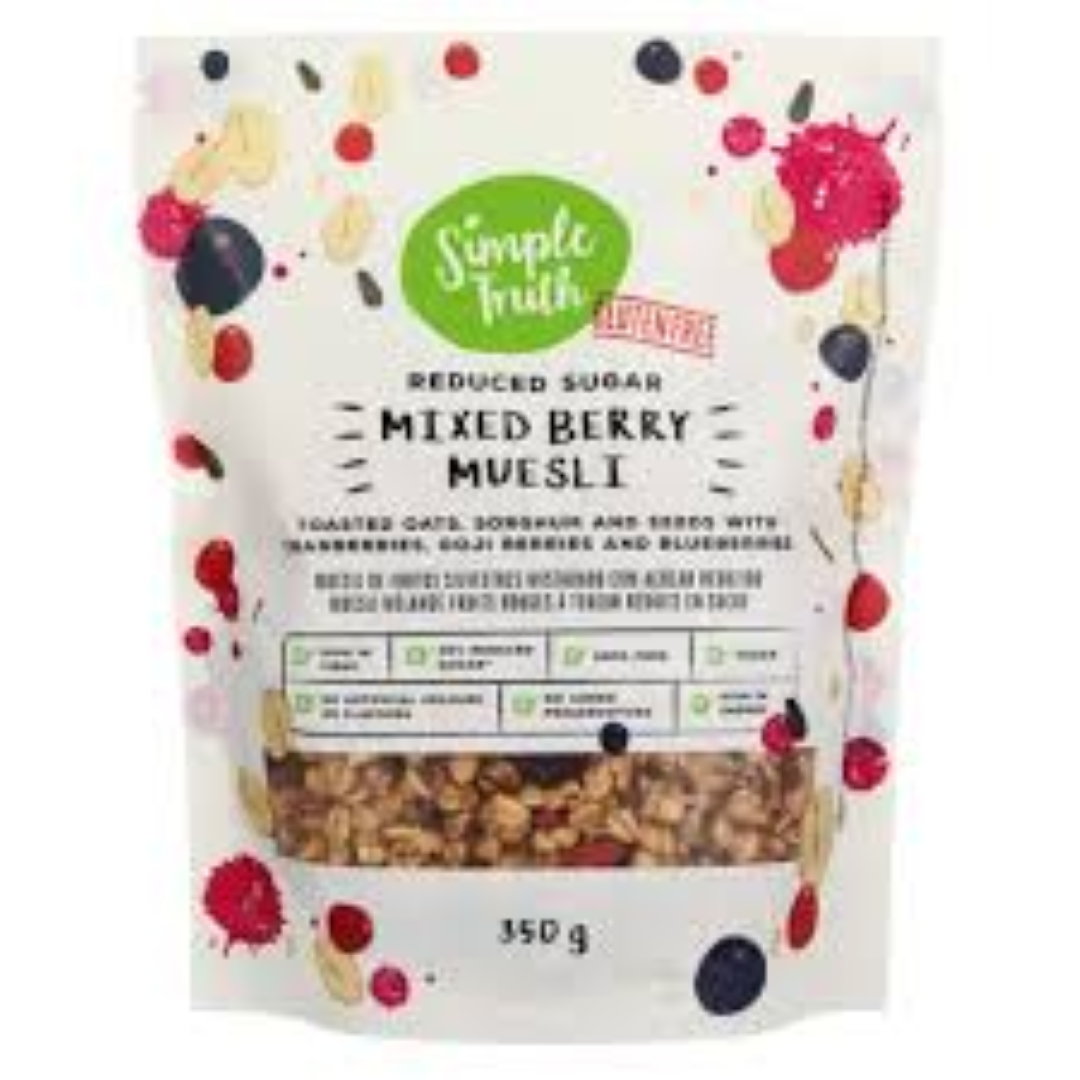 SA NC GF MUESLI COCOA MIXED BERRY 400G